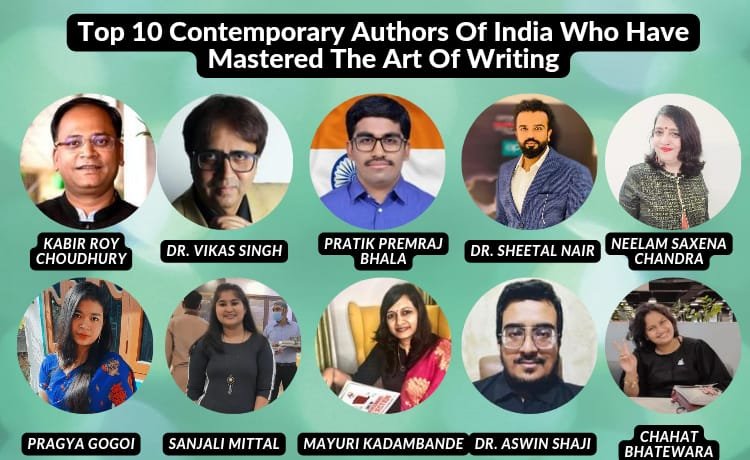 The top 10 Contemporary Authors of India who have mastered the art of writing
