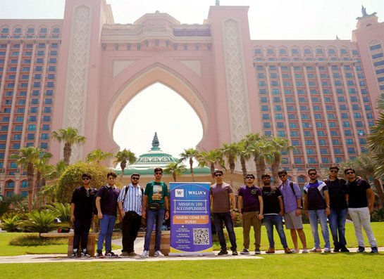 Walia’s Academy, India’s first Academic Institution to take 100 scorers to Atlantis, Dubai