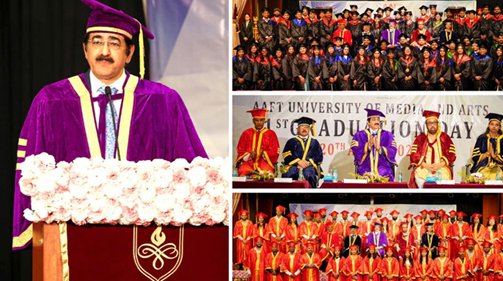 First convocation of AAFT University of Media and Arts was a grand show