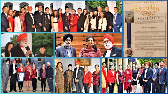 Indian Sikh Doctor Honoured by Asian American & Pacific Islander Legislative Caucus