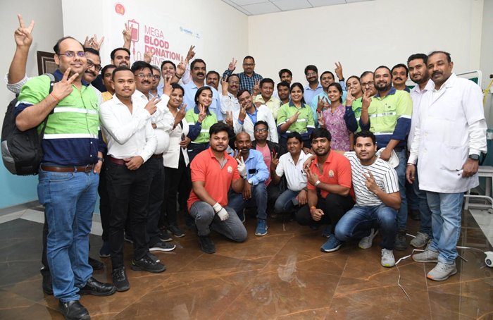 Over 1,000 people participate in BALCO’s record-breaking mega blood donation camp