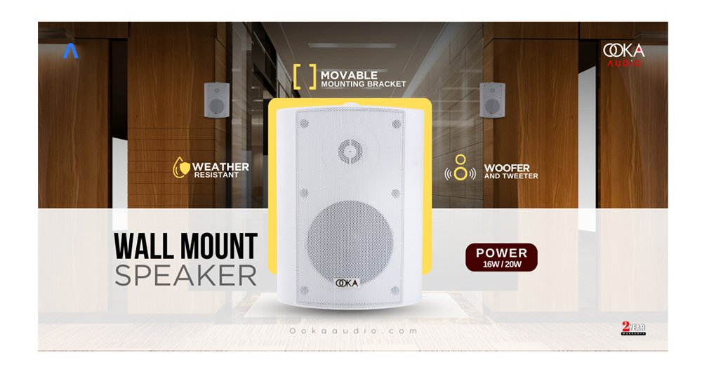 Ooka Audio Introduces Breakthrough Wall Mount Speakers: Redefining Sound Clarity and Performance for Commercial Spaces